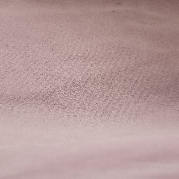 Faux Micro Suade Shirt Dress in Ice Pink - Picture 3 of 3